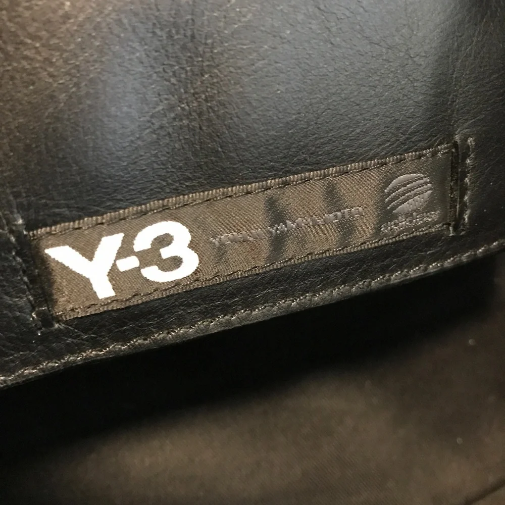 Y-3 Yohji Yamamoto + Adidas Black Messenger Bag